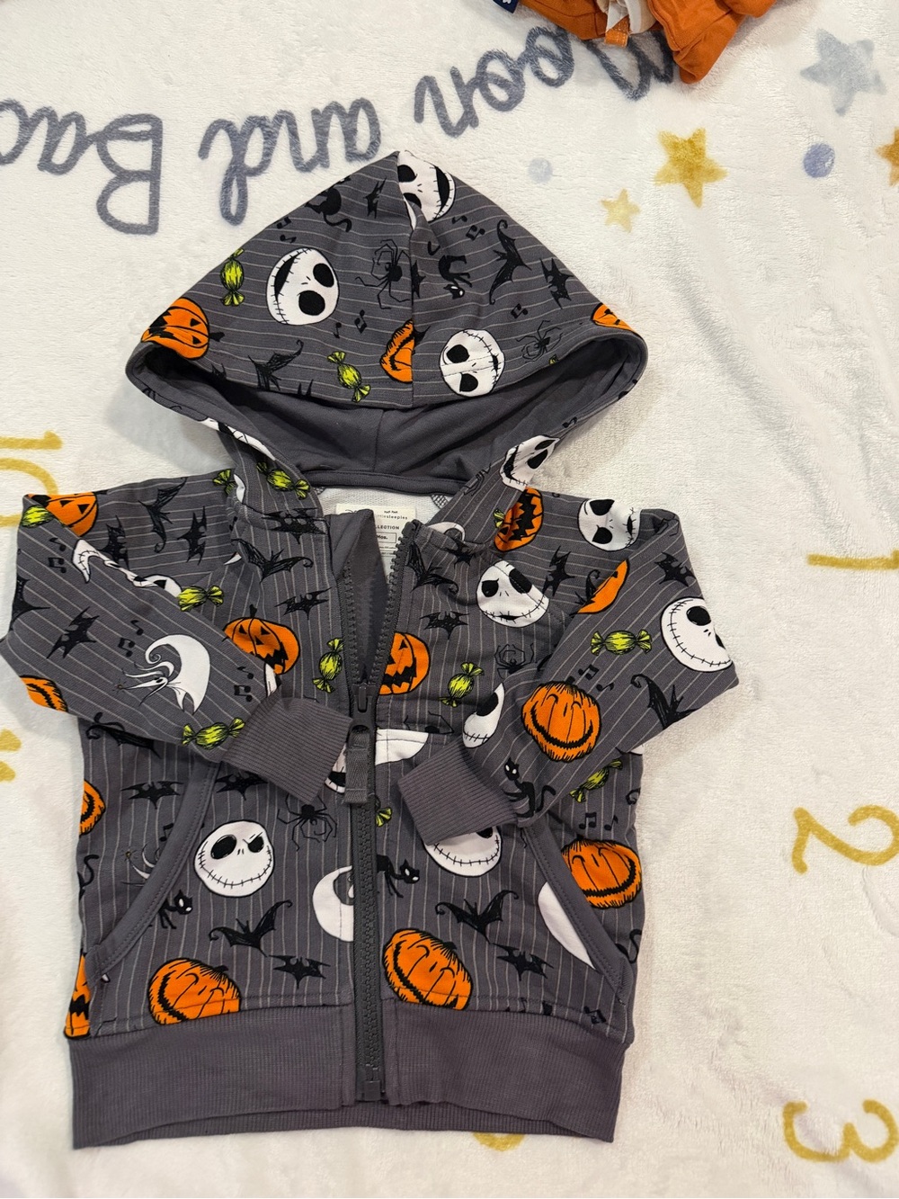 NWOT little Sleepies Play X Disney night before Christmas - 6-12M jacket